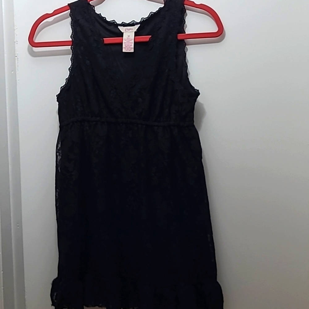 Junior's Candies Black lace top M